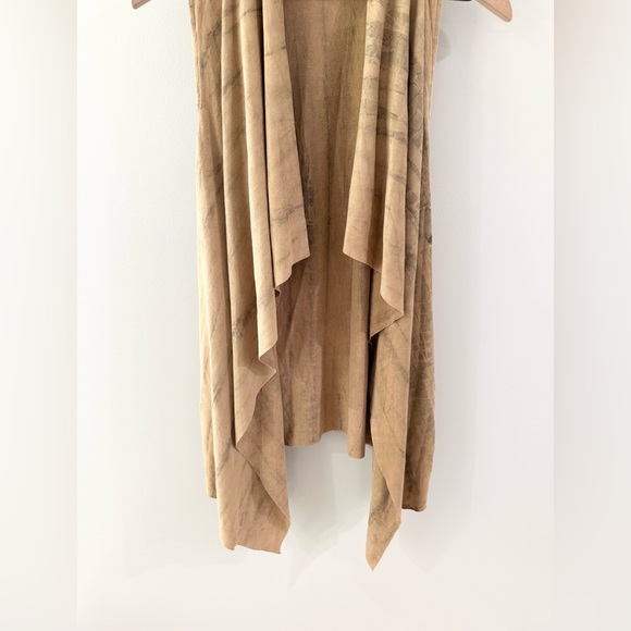 PPLA Ishi Knit Boho Waterfall Vest Brown Size XS/S - Picture 3 of 5